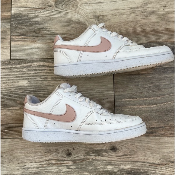 Nike Shoes - Nike Women’s Court Vision Low White Pink Size 6.5